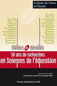 Melees et demeles, 50 ans de recherches en sciences de l'éducation