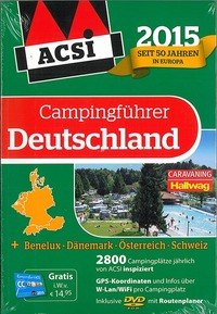 EUROPE ACSI G.CAMPING 2015 (ALL) INKLUSIVE DVD-ROM