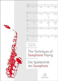 THE TECHNIQUES OF SAXOPHONE PLAYING ( ANGLAIS - ALLEMAND )