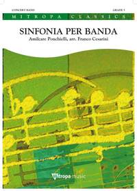 SINFONIA PER BANDA CONCERT BAND/HARMONIE-PARTITION+PARTIES SEPAREES