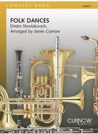 FOLK DANCES CONCERT BAND/HARMONIE -PARTITION+PARTIES SEPAREES