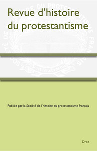 Revue d'histoire du protestantisme 2025-2