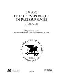 150 ans de la Caisse publique de prêts sur gages