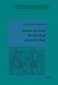 Autour des livres, du nécrologe au martyrologe