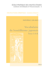 VOCABULAIRE DU BOUDDHISME JAPONAIS