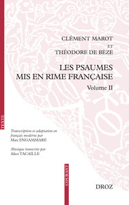 Les Psaumes mis en rime française
