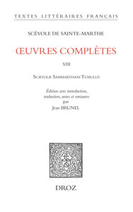 Œuvres complètes. T. VIII