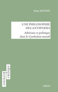 UNE PHILOSOPHIE DES ANTIPODES