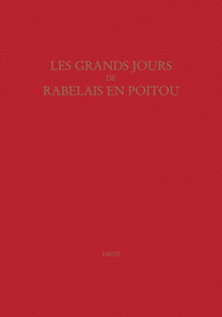 ETUDES RABELAISIENNES