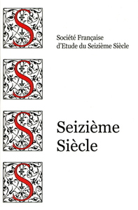 Seizième siècle (26), printemps 2025
