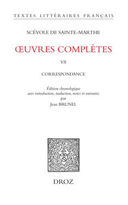 Œuvres complètes. T. VII