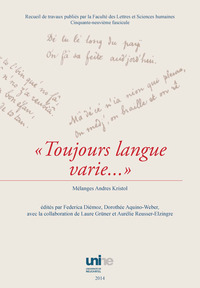 'TOUJOURS LANGUE VARIE...'