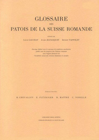 Glossaire des patois de la Suisse romande, tome X, fascicule 140 (pages 281-336): juchoir-justement