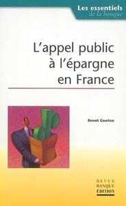 L'APPEL PUBLIC A L'EPARGNE EN FRANCE