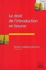 Le droit de l'introduction en bourse