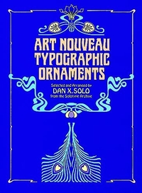 ART NOUVEAU TYPOGRAPHIC ORNAMENTS