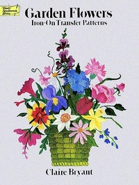 GARDEN FLOWERS IRON-ON TRANSFER PATTERNS