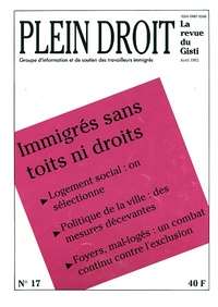 Immigrés sans toits ni droits