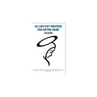 Plaque de protection mariale
