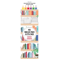 Lecture romance - Mes marque-pages à colorier