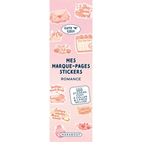 Mes marque page stickers - Romance