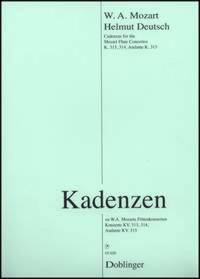 KADENZEN ZU MOZARTS FLOTENKONZERTEN FLUTE TRAVERSIERE