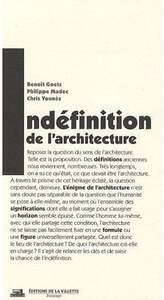 L'Indéfinition de l'architecture