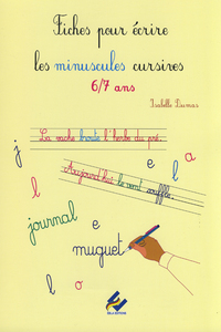 Fiches pour écrire les minuscules  cursives 6/7