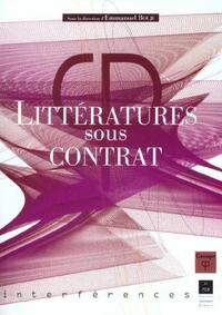 LITTERATURES SOUS CONTRAT