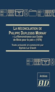 La réconciliation de philippe duplessis-mornay
