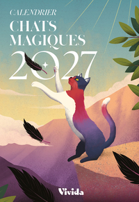 Calendrier mural 2027 - Chats magiques