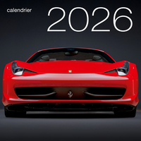 Calendrier mural 2026 - Voitures de rêve