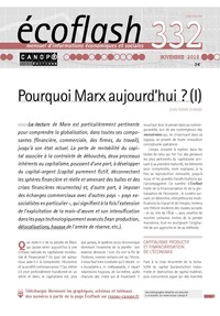 Pourquoi Marx aujourd’hui ? (I)