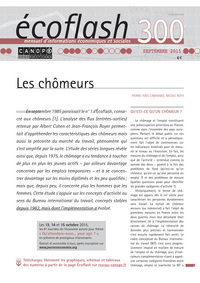 ECOFLASH N 300 SEPTEMBRE 2015 LES CHOMEURS