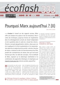 Pourquoi Marx aujourd'hui ? (II)