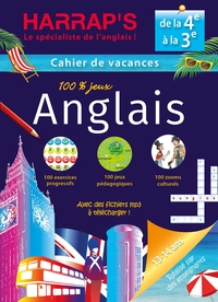 HARRAP'S CAHIER DE VACANCES ANGLAIS 4EME/3EME