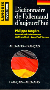 Dictionnaire de l'allemand d'aujourd'hui