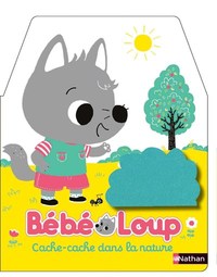 BEBE LOUP CACHE-CACHE DANS LA NATURE