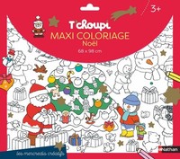 T'CHOUPI MAXI COLORIAGE NOEL