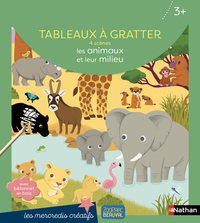 Beauval tableaux à gratter: Les animaux et leur milieu