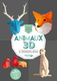 Animaux 3D - 6 trophées déco