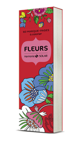 60 MARQUE-PAGES A COLORIER - FLEURS