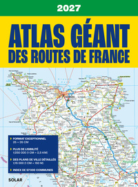 Atlas géant des routes de France 2027