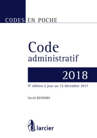 Code en poche - Code administratif 2018