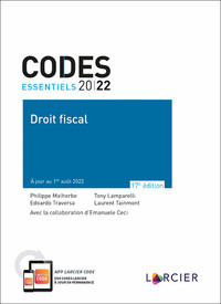 Codes essentiels - Droit fiscal 2022