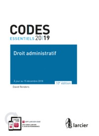 Code essentiel - Code administratif 2019