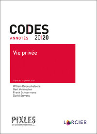 Code annoté - Legislation vie privée
