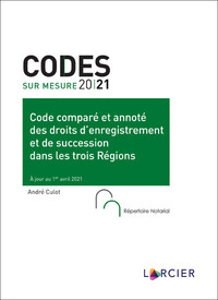 CODE COMPARE ET ANNOTE DES DROITS D'ENREGISTREMENT ET DE SUCCESSION DANS LES TROIS REGIONS