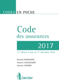 Code en poche - Code des assurances 2018