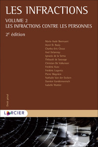 Les infractions contre les personnes